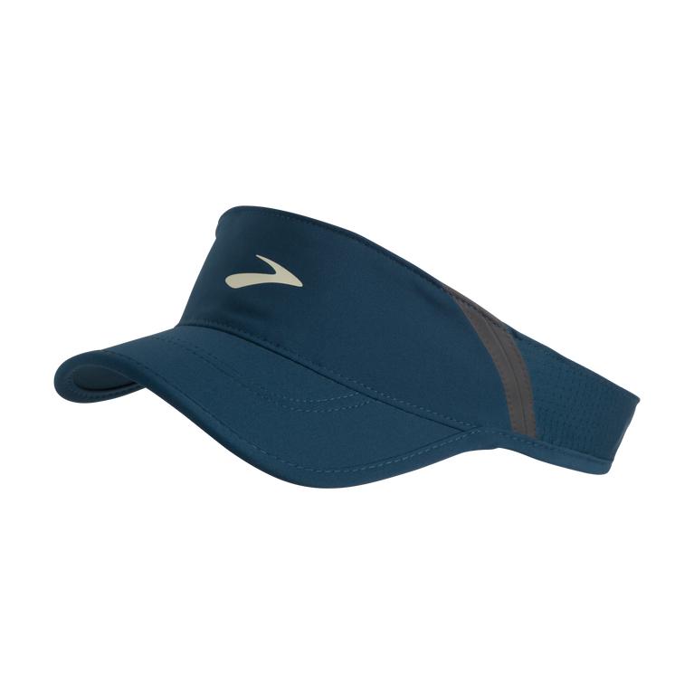 Brooks Men's Base Running Visor - Indigo Rush (UHFM12673)